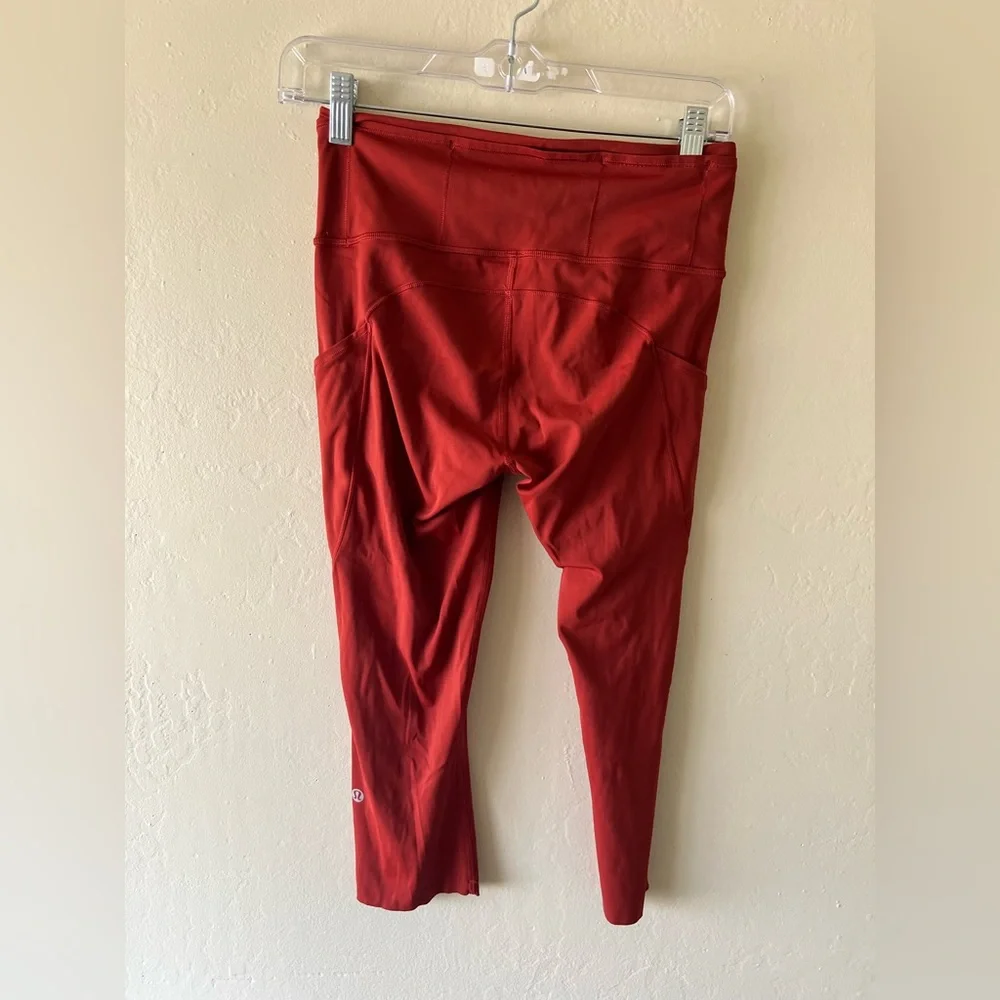 lululemon cropped fast and‎ free Leggings